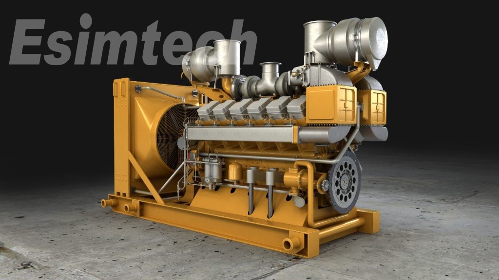 Animation of Diesel Engine 