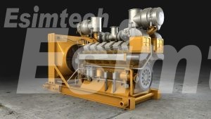 Animation of Diesel Engine Assembly and Disassembly