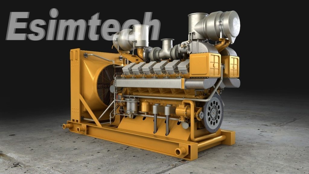 Animation of Diesel Engine Assembly and Disassembly