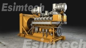 Animation of Diesel Engine Assembly and Disassembly