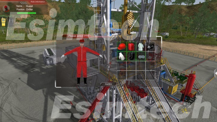 Drilling Emergency Exercise Simulation Training System