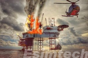 oil rig explosion