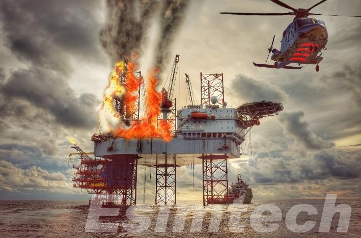 oil rig explosion