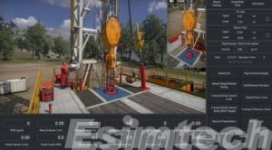 Portable Workover Simulator students opertation interface