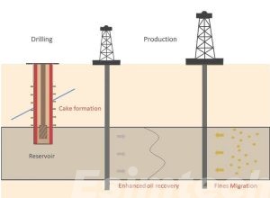 Drilling fluid for oil wells