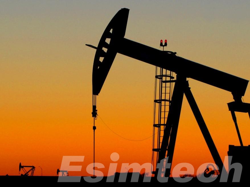 Oil drilling well