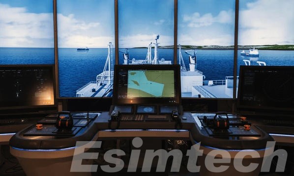 Bridge Console Replicas in Navigation Simulators
