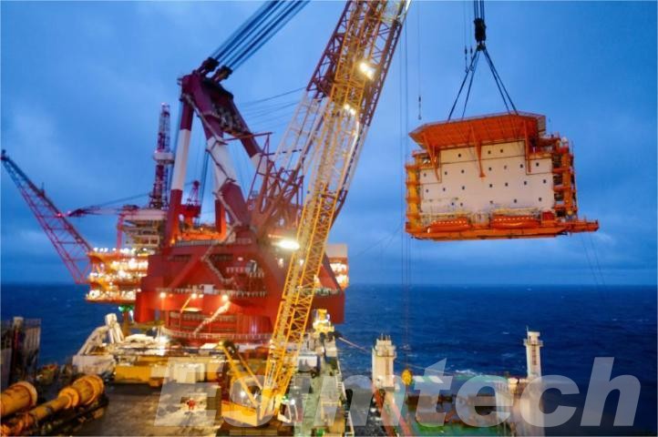 Offshore oil rig installation 1