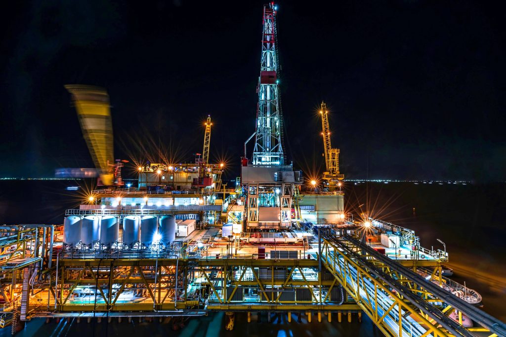 Large oil drilling equipment