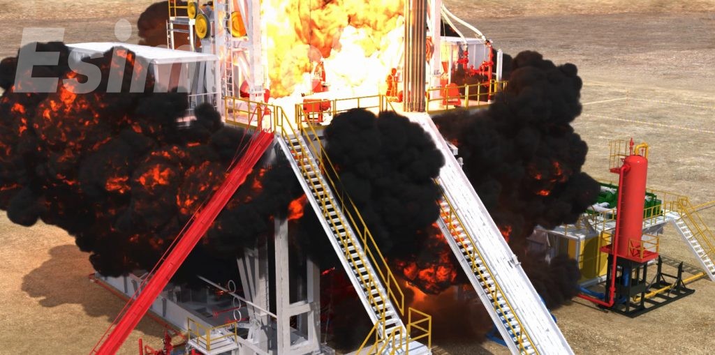 Drilling Blowout Explosion Emergency Response and Escape Training