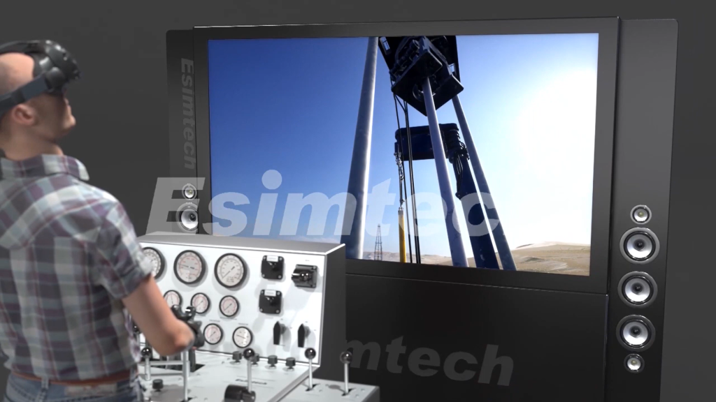 Multi role well intervention simulation training for engineers and operators