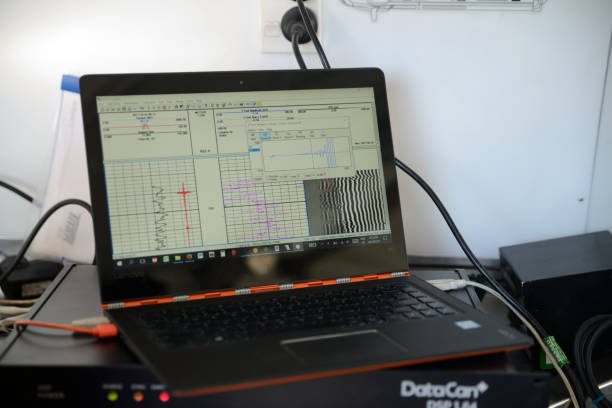 data while logging an oil well