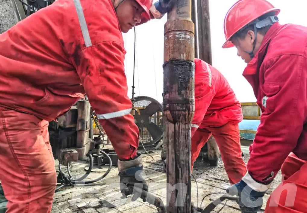 shale gas drilling operation