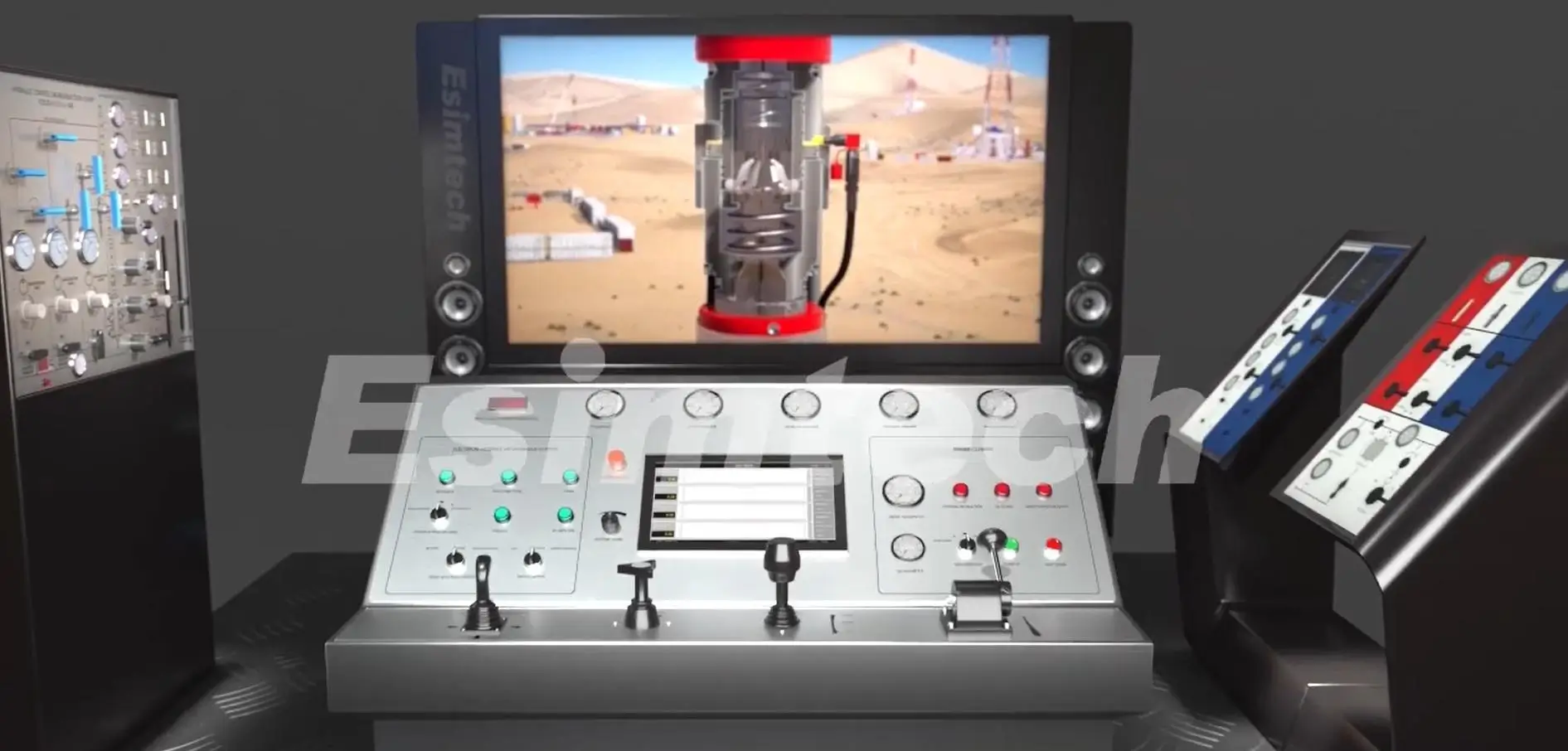 well logging simulator system layout