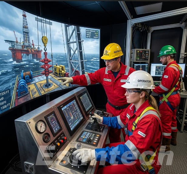 Simulation-based Training for Oil Drilling Crews