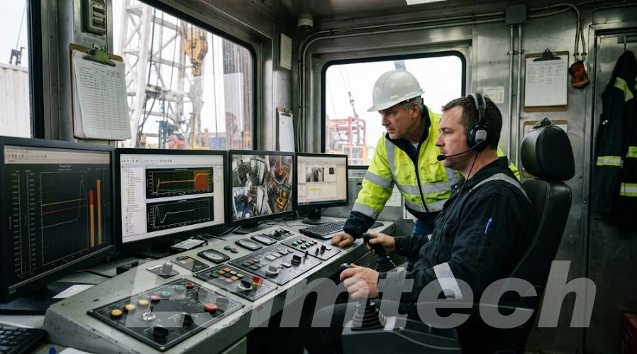 Driller and company man during well control operations