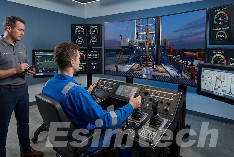 Drilling simulator operator training
