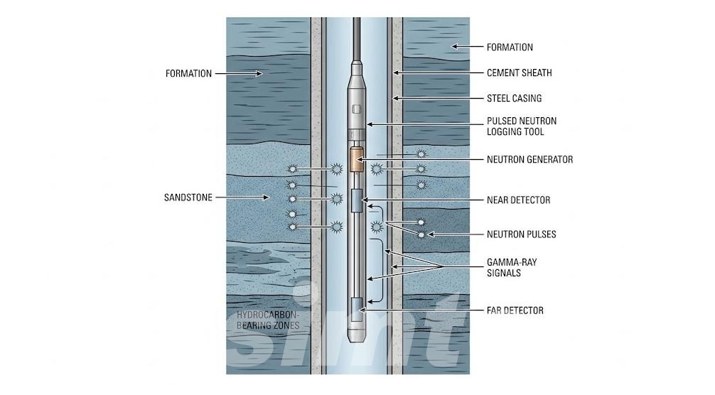 Pulsed neutron logging through casing