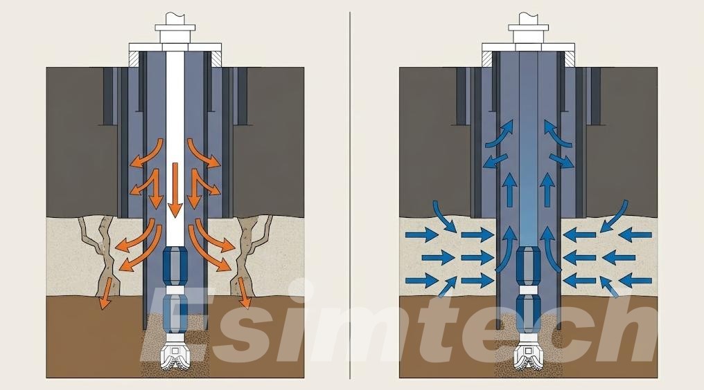 Lost circulation and formation influx in drilling